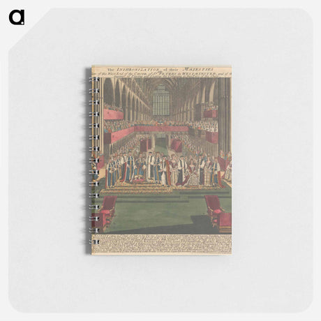 アートメモ帳-The Inthronization of their Majesties also a View of the West End of the Choir of St. Peters in Westminster, and of the manner of Placing and Seating the Company in that Part of the Choir
 - イェール大学アートギャラリー Memo.