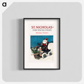 アートポスター-St. Nicholas Christmas
 - ボストン公共図書館 Poster.