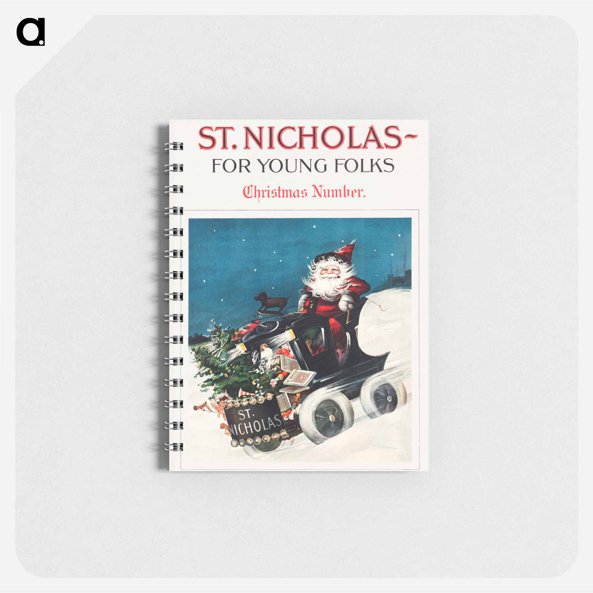 アートメモ帳-St. Nicholas Christmas
 - ボストン公共図書館 Memo.