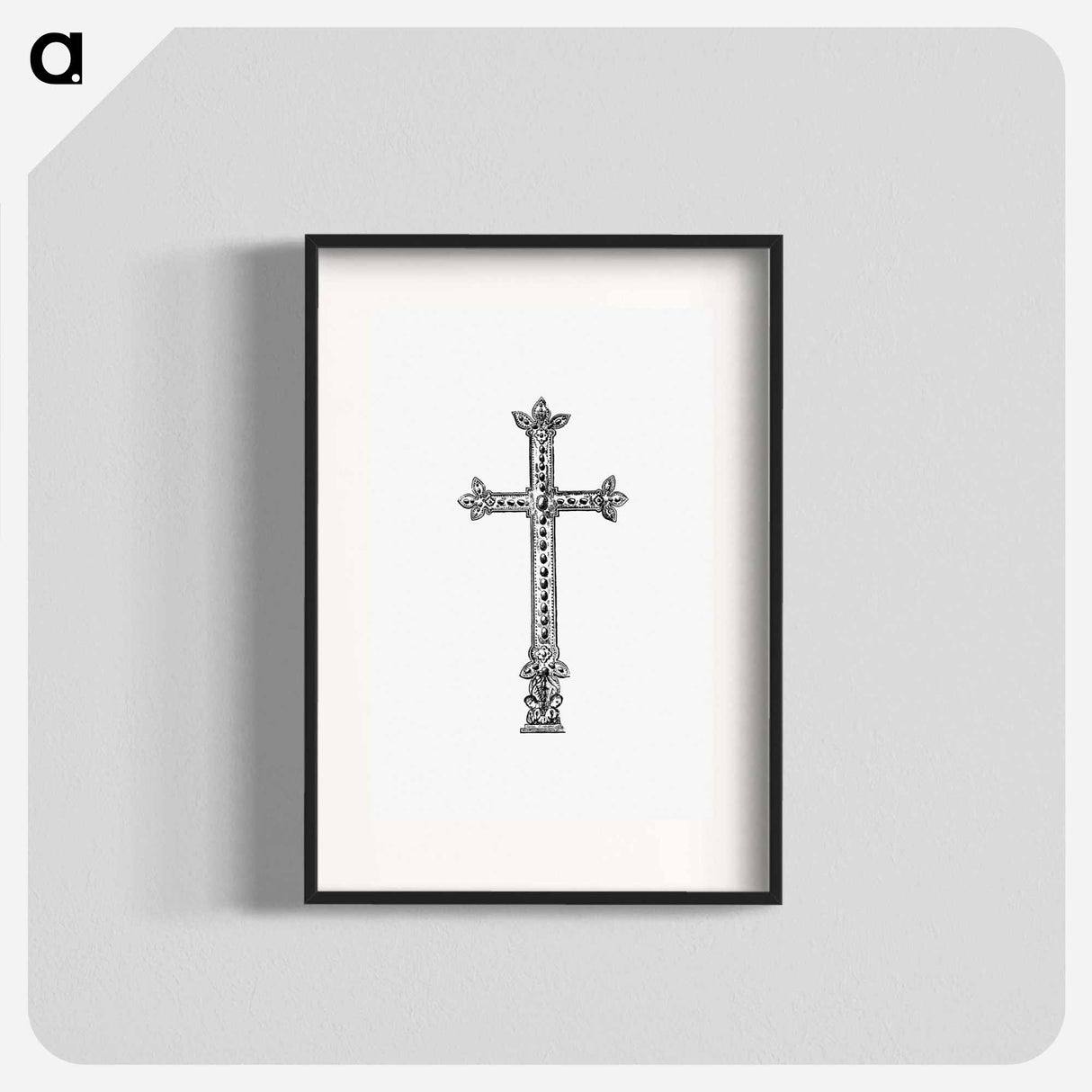 アートポスター-Cross from Les Chroniqueurs de l'Histoire de France Depuis les Origines Jusqu'au XVIe Siècle
 - 大英図書館 Poster.
