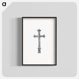 アートポスター-Cross from Les Chroniqueurs de l'Histoire de France Depuis les Origines Jusqu'au XVIe Siècle
 - 大英図書館 Poster.