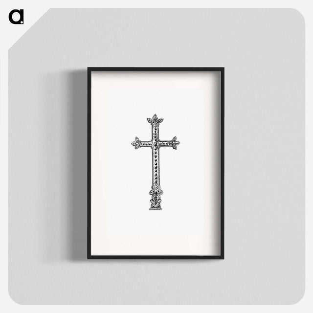 アートポスター-Cross from Les Chroniqueurs de l'Histoire de France Depuis les Origines Jusqu'au XVIe Siècle
 - 大英図書館 Poster.
