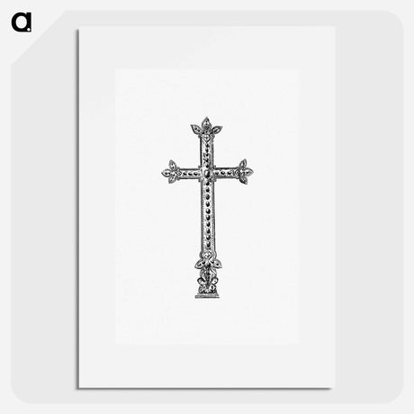 アートポスター-Cross from Les Chroniqueurs de l'Histoire de France Depuis les Origines Jusqu'au XVIe Siècle
 - 大英図書館 Poster.