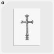アートポストカード-Cross from Les Chroniqueurs de l'Histoire de France Depuis les Origines Jusqu'au XVIe Siècle
 - 大英図書館 Postcard.