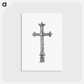 アートポストカード-Cross from Les Chroniqueurs de l'Histoire de France Depuis les Origines Jusqu'au XVIe Siècle
 - 大英図書館 Postcard.