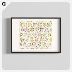 アートポスター-Floral Embroidery Pattern
 - クリーブランド美術館 Poster.