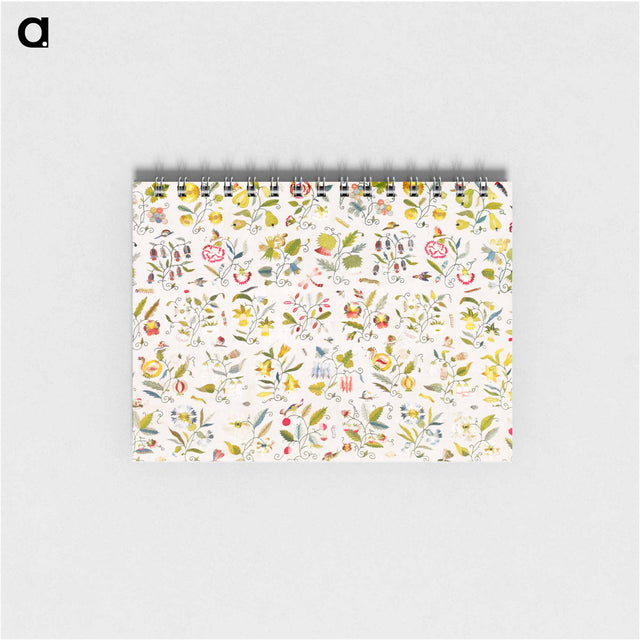 アートメモ帳-Floral Embroidery Pattern
 - クリーブランド美術館 Memo.