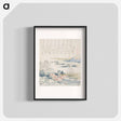 アートポスター-Hokusai's village on the yoshino river - 葛飾 北斎 Poster.