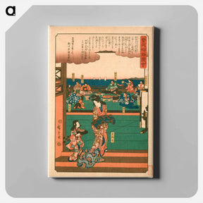 アートパネル-Wada Yoshimori's Feast
 - 歌川 広重 Canvas.