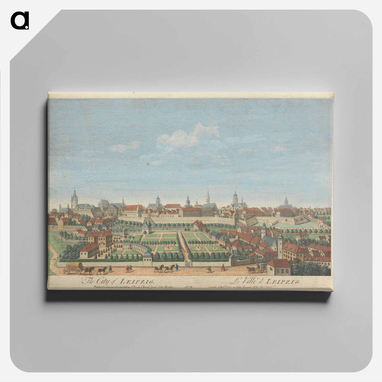 アートパネル-The City of Leipzig
 - イェール大学アートギャラリー Canvas.