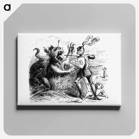 アートパネル-The Dragon of Moston
 - 大英図書館 Canvas.