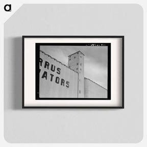 アートポスター-Western Texas grain elevator - ドロテア ラング Poster.