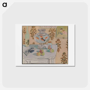 アートポストカード-The Goldfish Bowl - アンリ マティス Postcard.