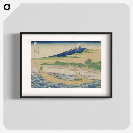 アートポスター-Tago Bay near Ejiri on the Tōkaidō - 葛飾 北斎 Poster.