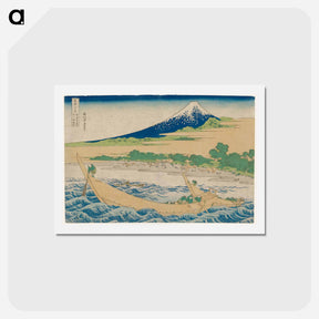 アートポストカード-Tago Bay near Ejiri on the Tōkaidō - 葛飾 北斎 Postcard.
