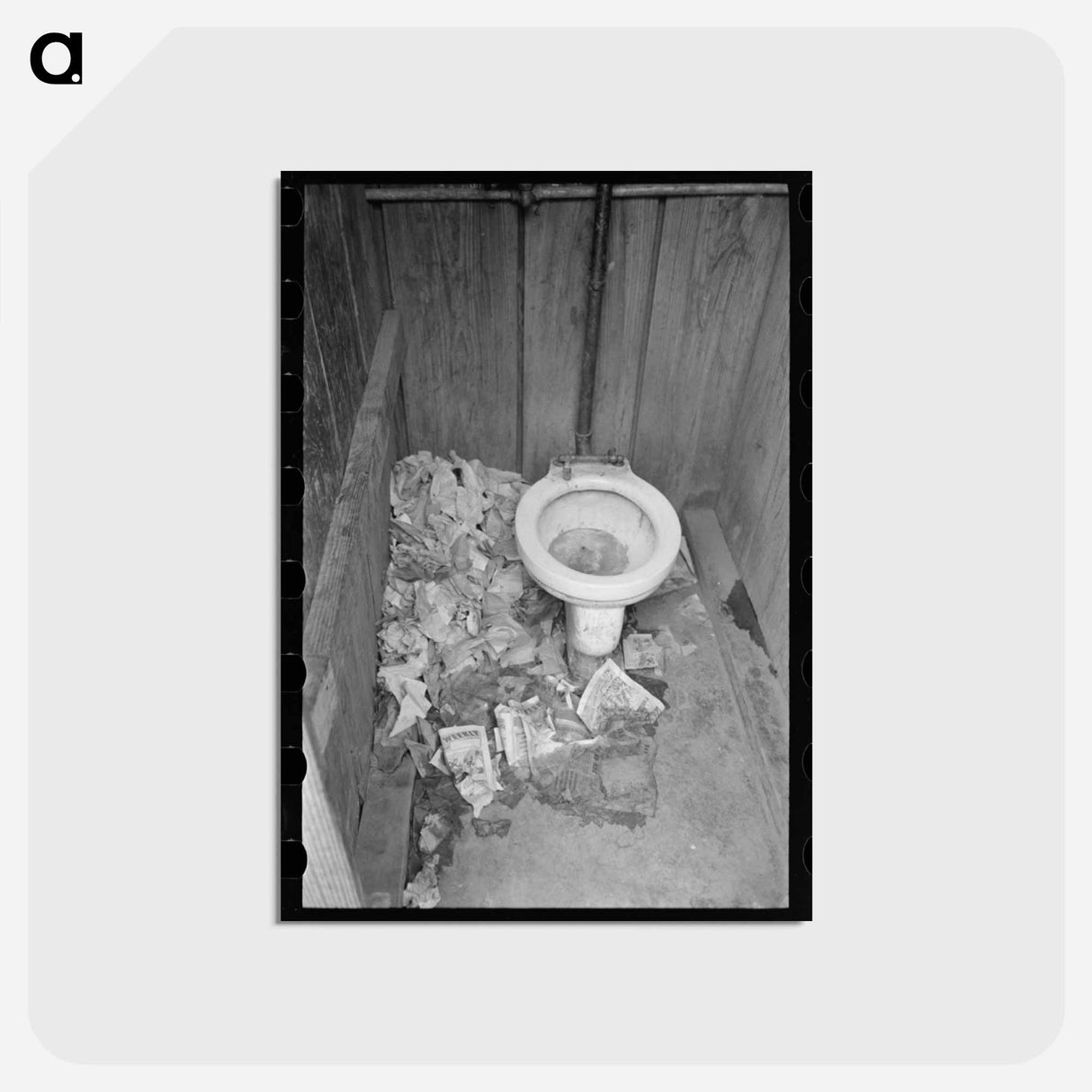 アートポストカード-Privy in Corral
 - ラッセル リー Postcard.