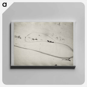 アートパネル-Winding Road in Snow
 - セントルイス美術館 Canvas.