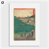 アートポスター-The Pine Tree of Naniwaya in Sakai of Senshū Province
 - 歌川 広重 Poster.