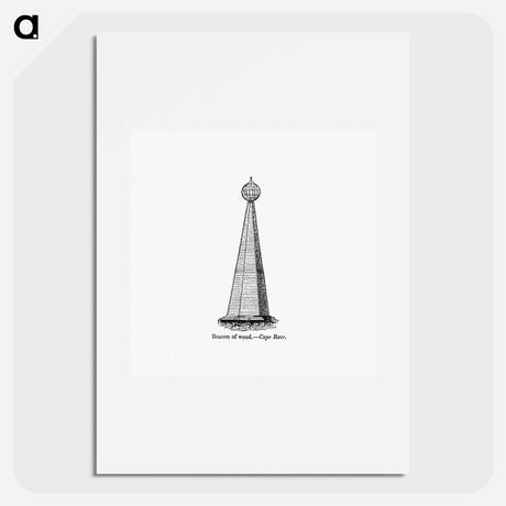 アートポスター-Beacon of Wood, Cape Race
 - 大英図書館 Poster.