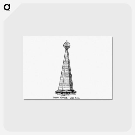 アートポストカード-Beacon of Wood, Cape Race
 - 大英図書館 Postcard.