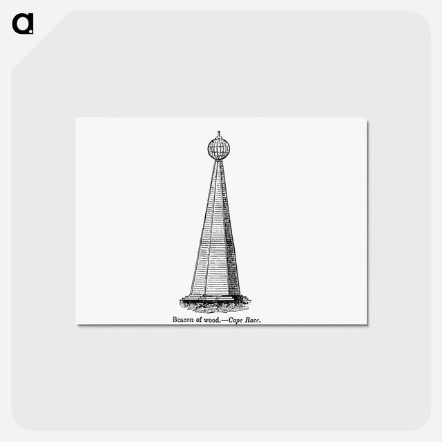 アートポストカード-Beacon of Wood, Cape Race
 - 大英図書館 Postcard.