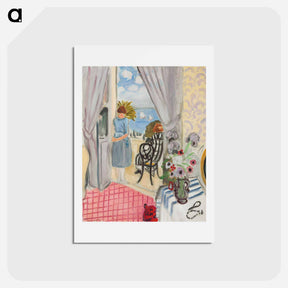 アートポストカード-Les Regates De Nice - アンリ マティス Postcard.