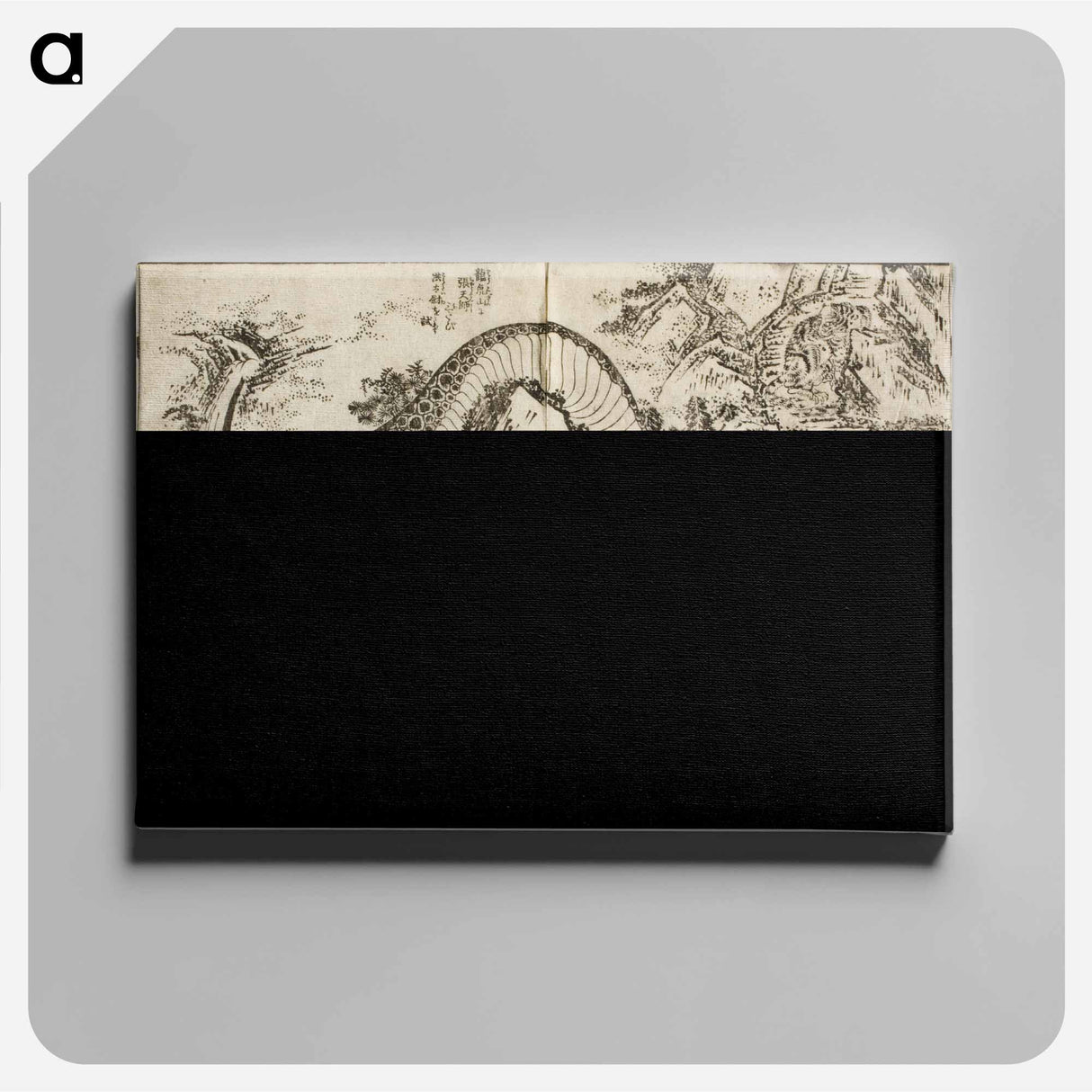 Hokusai's Pages from the New Illustrated Edition of 'Tales of the Water Margin' - Katsushika Hokusai Canvas.