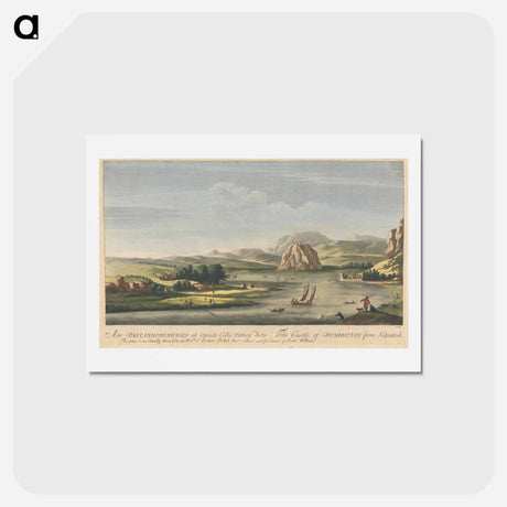 アートポストカード-The Castle of Dumbritton from Kilpatrick
 - イェール大学アートギャラリー Postcard.