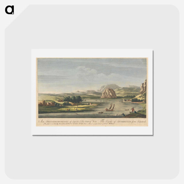 アートポストカード-The Castle of Dumbritton from Kilpatrick
 - イェール大学アートギャラリー Postcard.