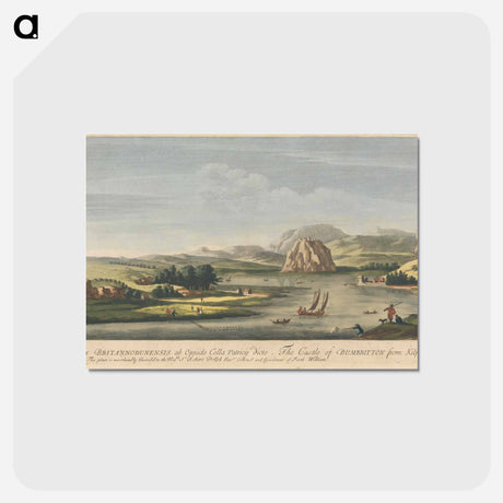 アートポストカード-The Castle of Dumbritton from Kilpatrick
 - イェール大学アートギャラリー Postcard.