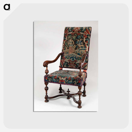 アートポストカード-Upholstered Armchair
 - バーンズ・コレクション Postcard.