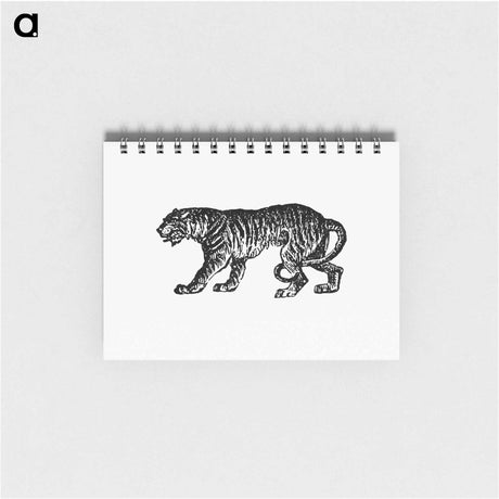 アートメモ帳-Tiger from The Chronicles of the St. Lawrence
 - 大英図書館 Memo.