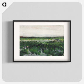 アートポスター-Landscape with Wheelbarrow
 - クリーブランド美術館 Poster.