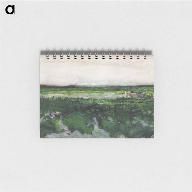アートメモ帳-Landscape with Wheelbarrow
 - クリーブランド美術館 Memo.