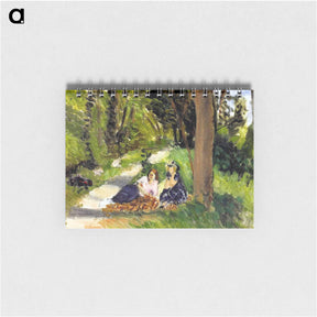 アートメモ帳-Two Figures near the Le Loup River - アンリ マティス Memo.