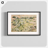 アートポスター-Hokusai's One Hundred Famous Views of Edo - 葛飾 北斎 Poster.