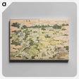 アートパネル-Hokusai's One Hundred Famous Views of Edo - 葛飾 北斎 Canvas.
