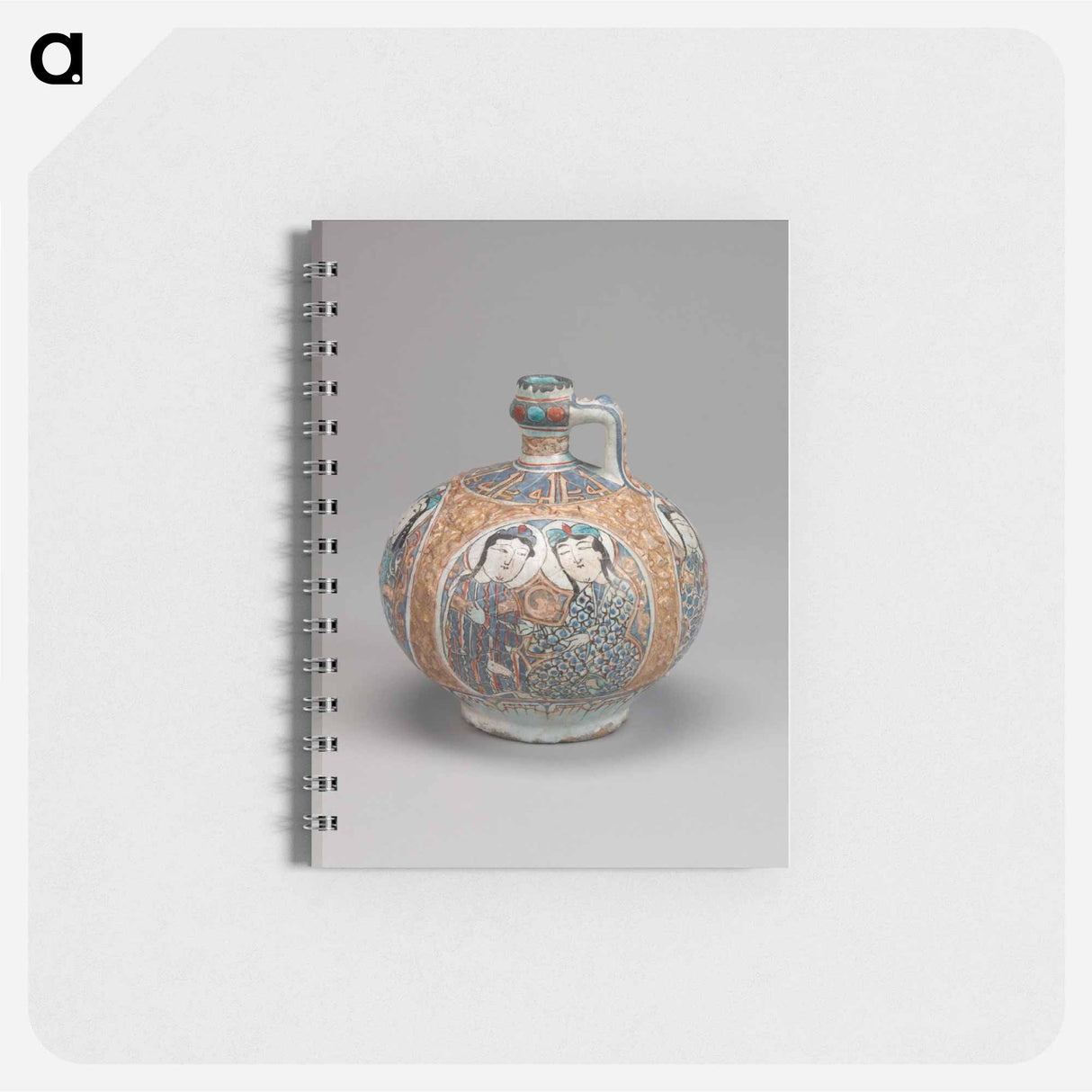 アートメモ帳-Bottle with Paired Figures
 - セントルイス美術館 Memo.