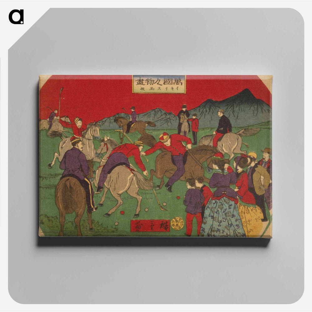 アートパネル-Igirisu tame tori
 - 歌川 広重 Canvas.