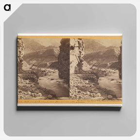 アートパネル-Devil's Gate, Lower Weber Kanyon
 - エドワード マイブリッジ Canvas.