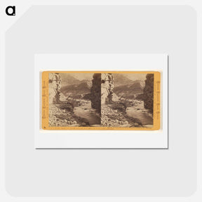 アートポストカード-Devil's Gate, Lower Weber Kanyon
 - エドワード マイブリッジ Postcard.