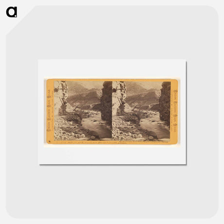 アートポストカード-Devil's Gate, Lower Weber Kanyon
 - エドワード マイブリッジ Postcard.