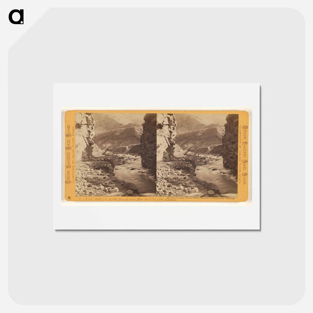 アートポストカード-Devil's Gate, Lower Weber Kanyon
 - エドワード マイブリッジ Postcard.