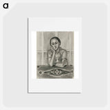 Figure in Scutari Carpet - アンリ マティス Postcard.