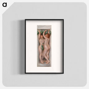 アートポスター-Caryatids
 - バーンズ・コレクション Poster.