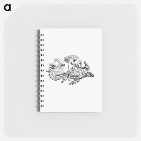 アートメモ帳-Mermaid from The Story Of The Mermaiden
 - 大英図書館 Memo.