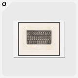アートポストカード-Naked Woman Ascending
 - エドワード マイブリッジ Postcard.