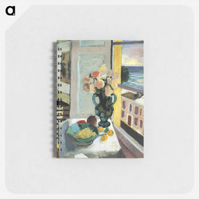 アートメモ帳-Flowers in front of a Window - アンリ マティス Memo.