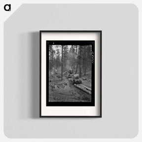 アートポスター-Logging in Malheur National Forest
 - ラッセル リー Poster.