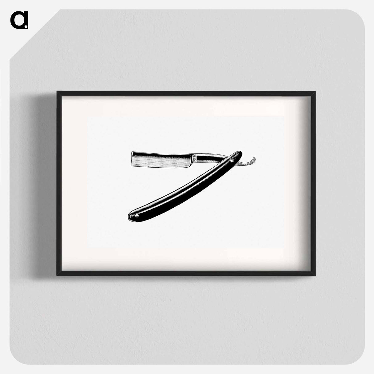 アートポスター-Shaving Knife Illustration
 - 大英図書館 Poster.